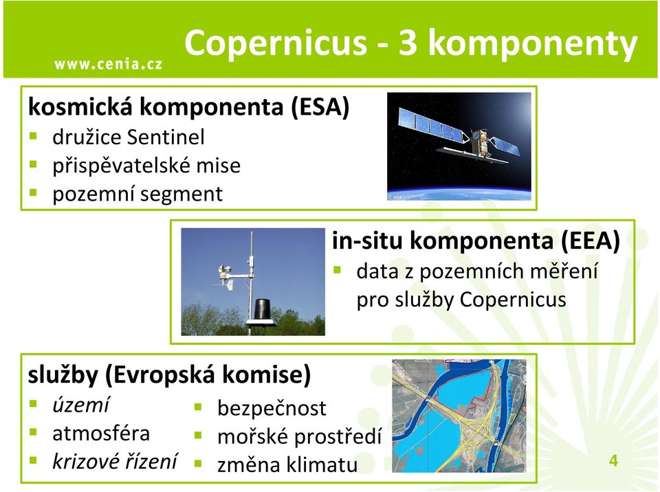 pozemních měření pro služby Copernicus služby (Evropská komise)