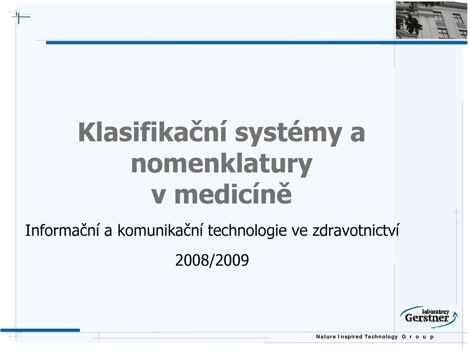 Informační a komunikační