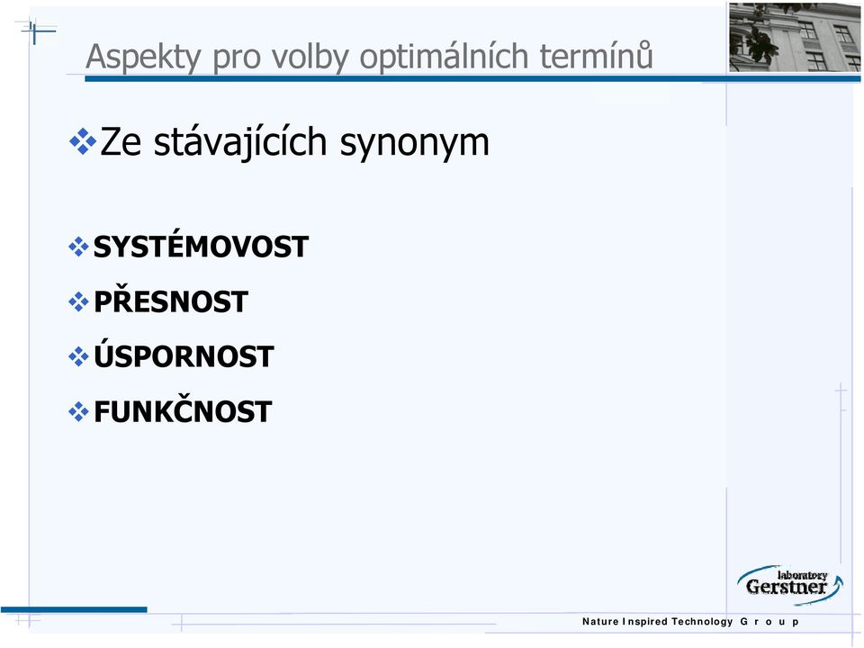 stávajících synonym