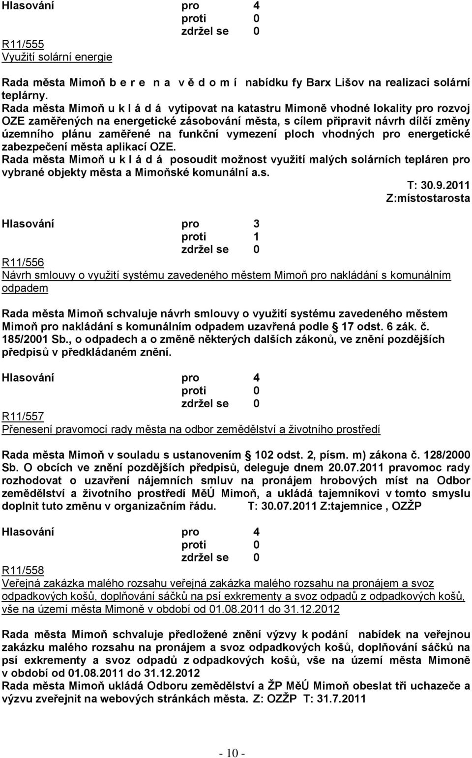 funkční vymezení ploch vhodných pro energetické zabezpečení města aplikací OZE.