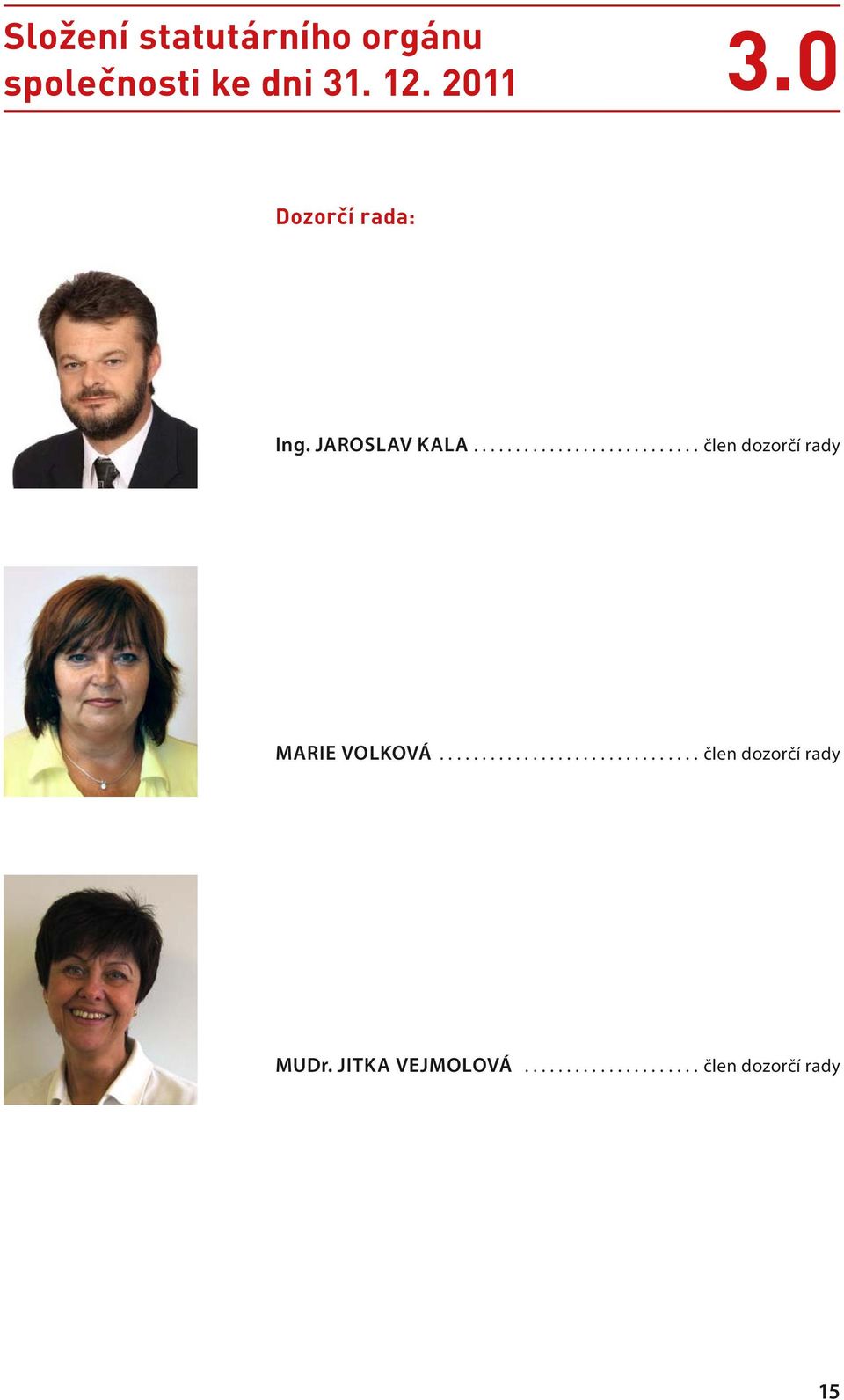 ... člen dozorčí rady marie volková.