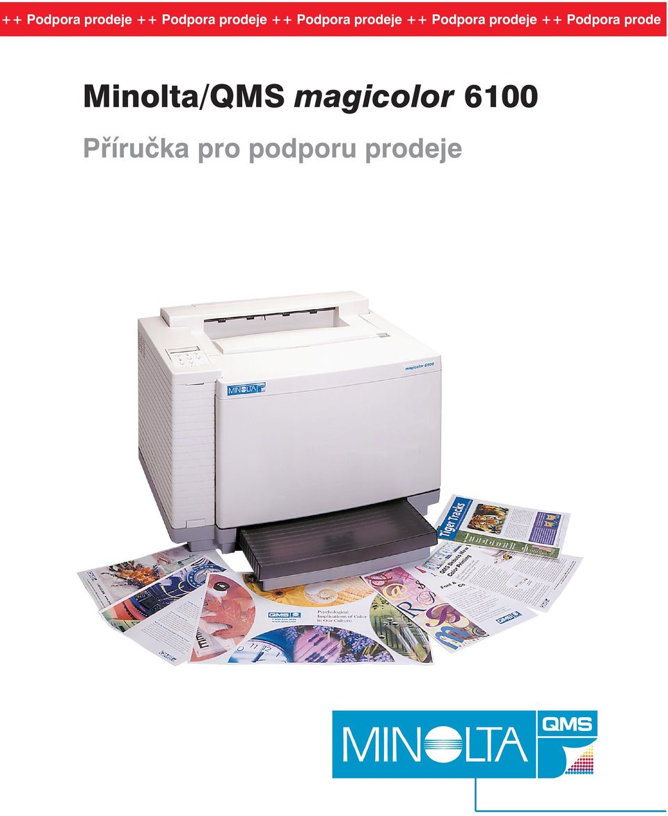 Minolta/QMS magicolor 6100 Příručka
