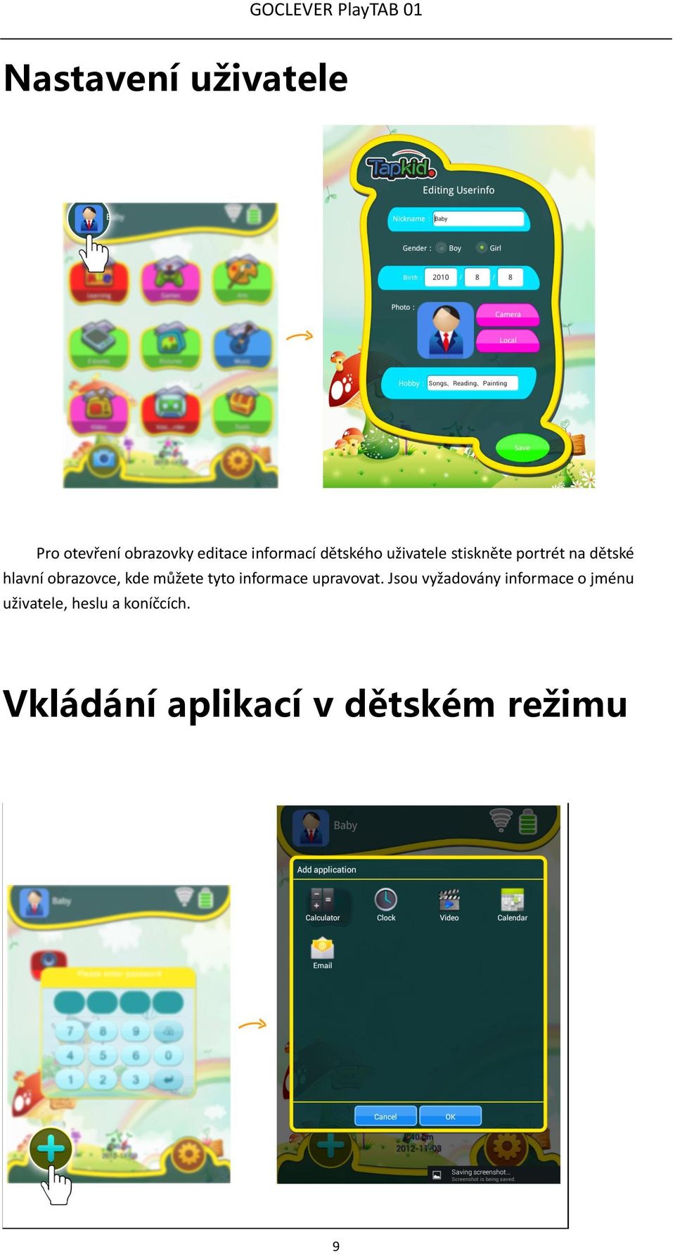 kde můžete tyto informace upravovat.