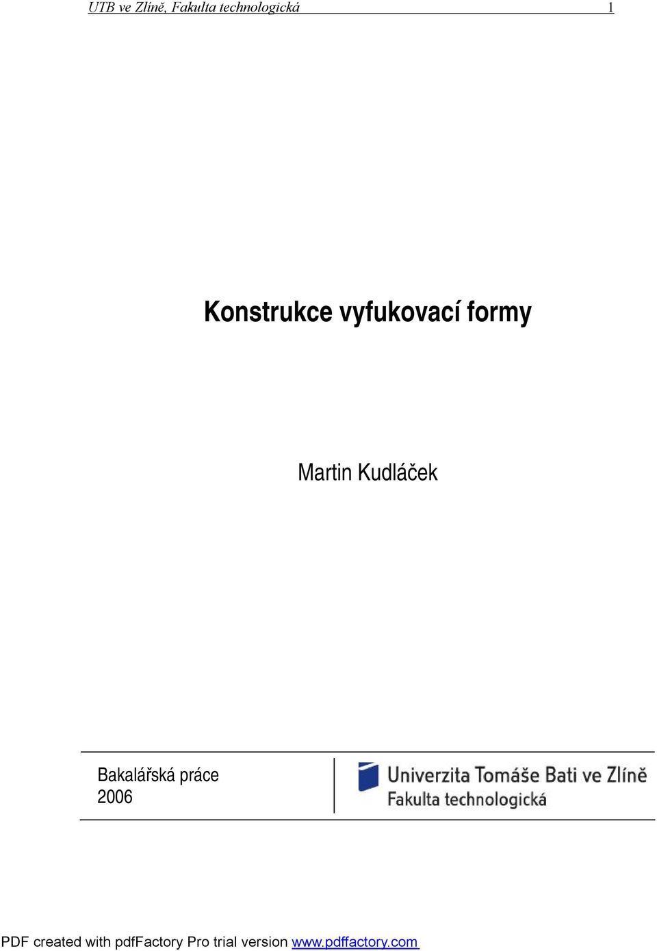Konstrukce vyfukovací