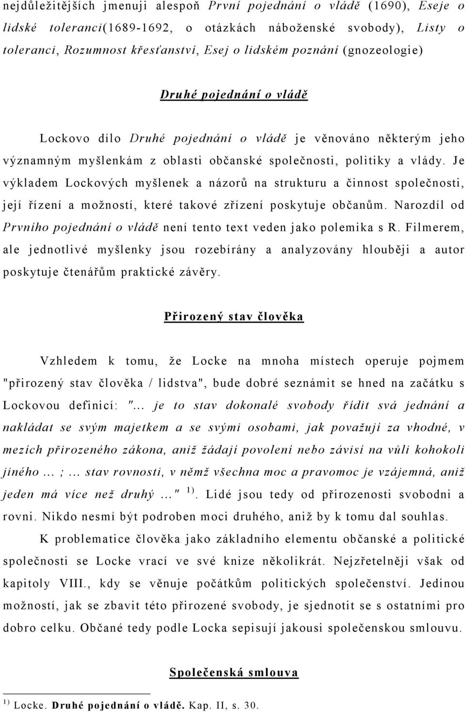 JOHN LOCKE: DRUHÉ POJEDNÁNÍ O VLÁDĚ - PDF Free Download