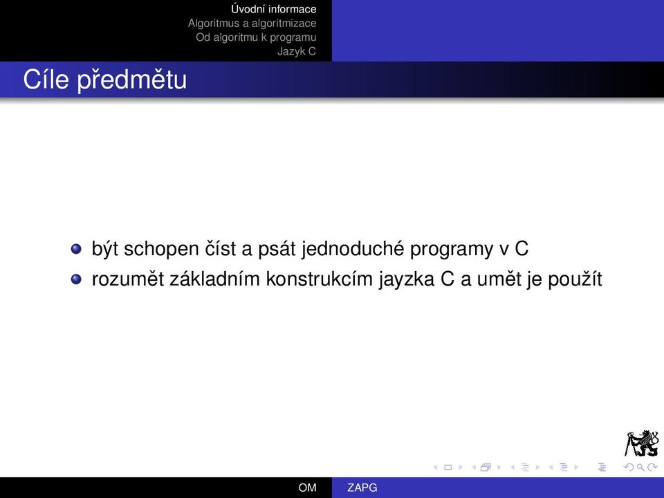 programy v C rozumět