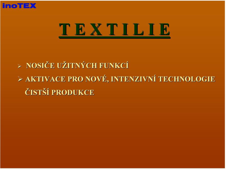 AKTIVACE PRO NOVÉ,