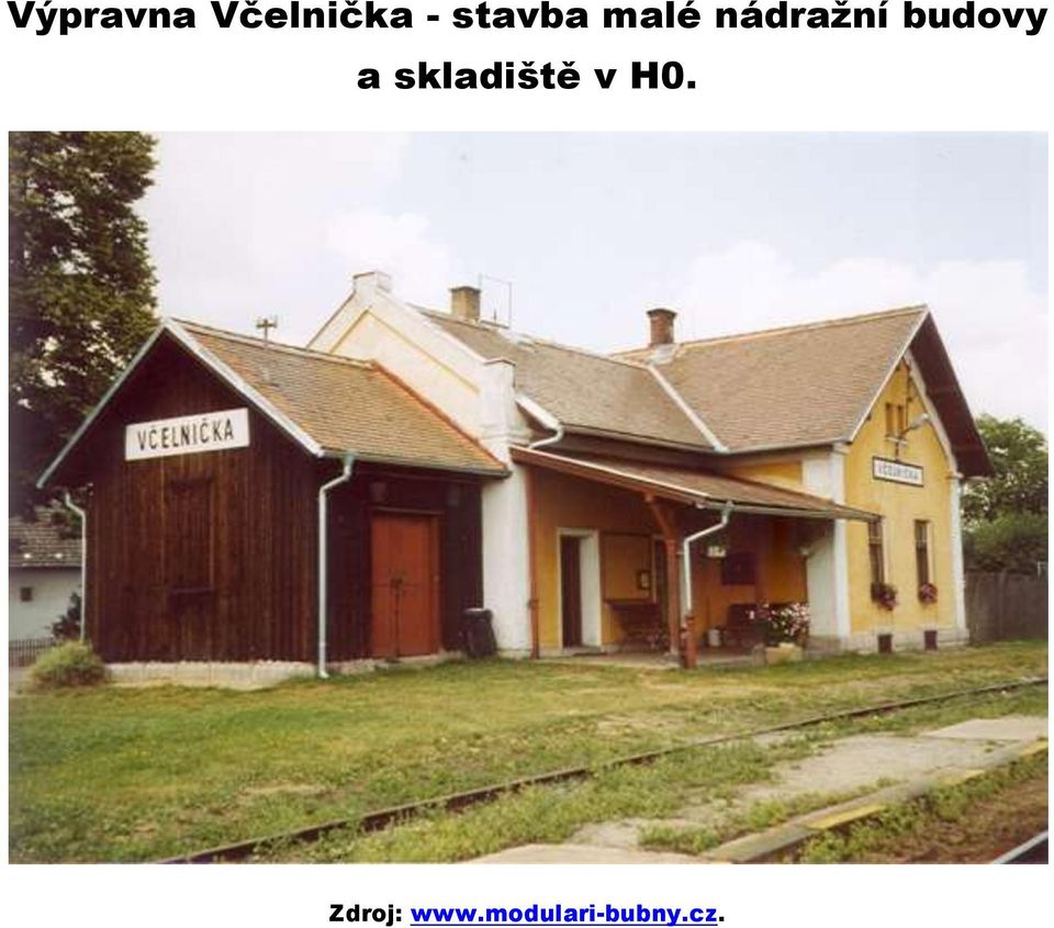 budovy a skladiště v H0.