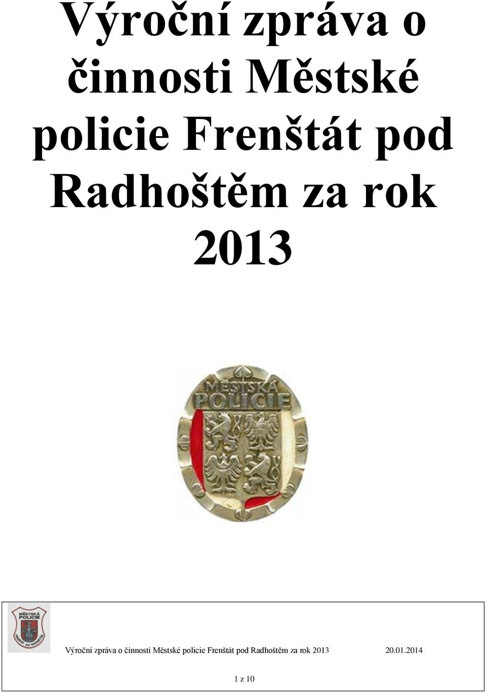 policie Frenštát pod