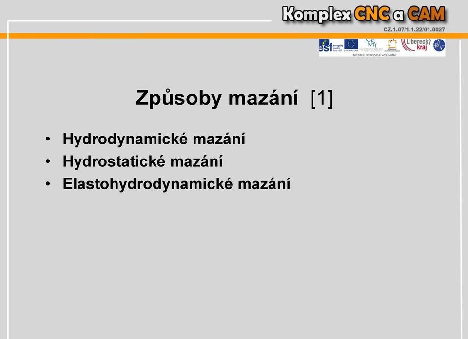 Hydrostatické mazání