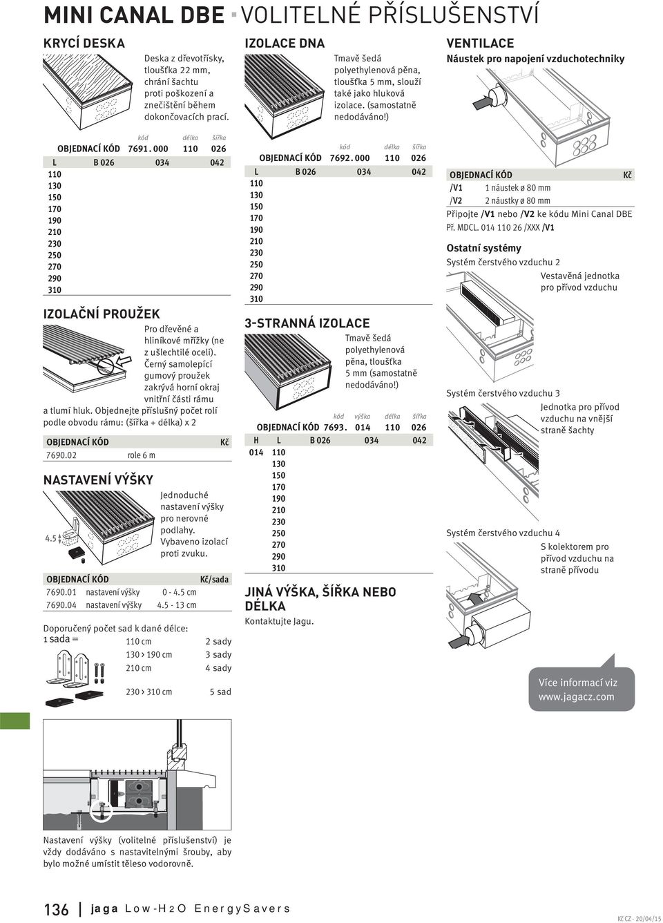 000 110 026 L B 026 034 042 110 130 150 170 190 210 230 250 270 290 310 IZOLAČNÍ PROUŽEK Pro dřevěné a hliníkové mřížky (ne z ušlechtilé oceli).