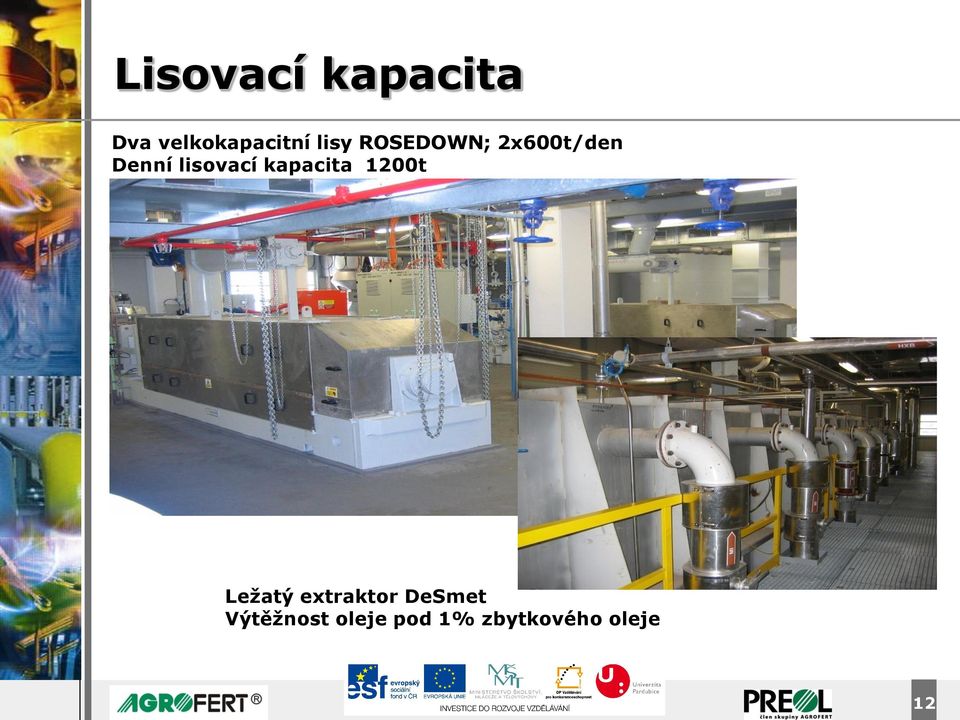 lisovací kapacita 1200t Ležatý