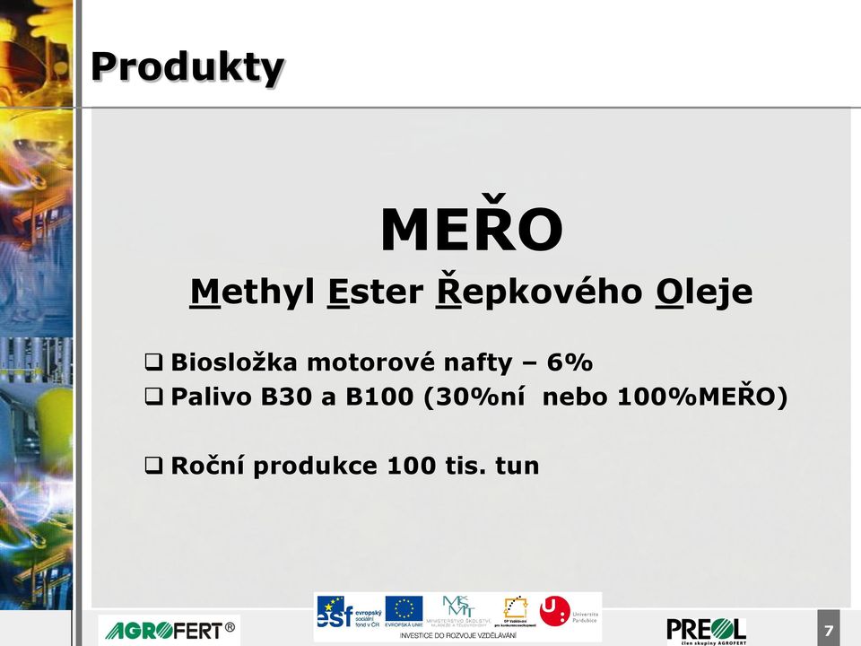 nafty 6% Palivo B30 a B100 (30%ní