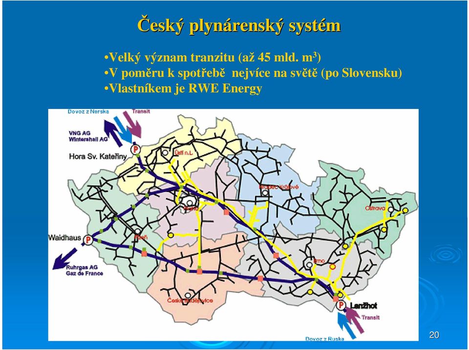 m 3 ) V poměru k spotřebě nejvíce