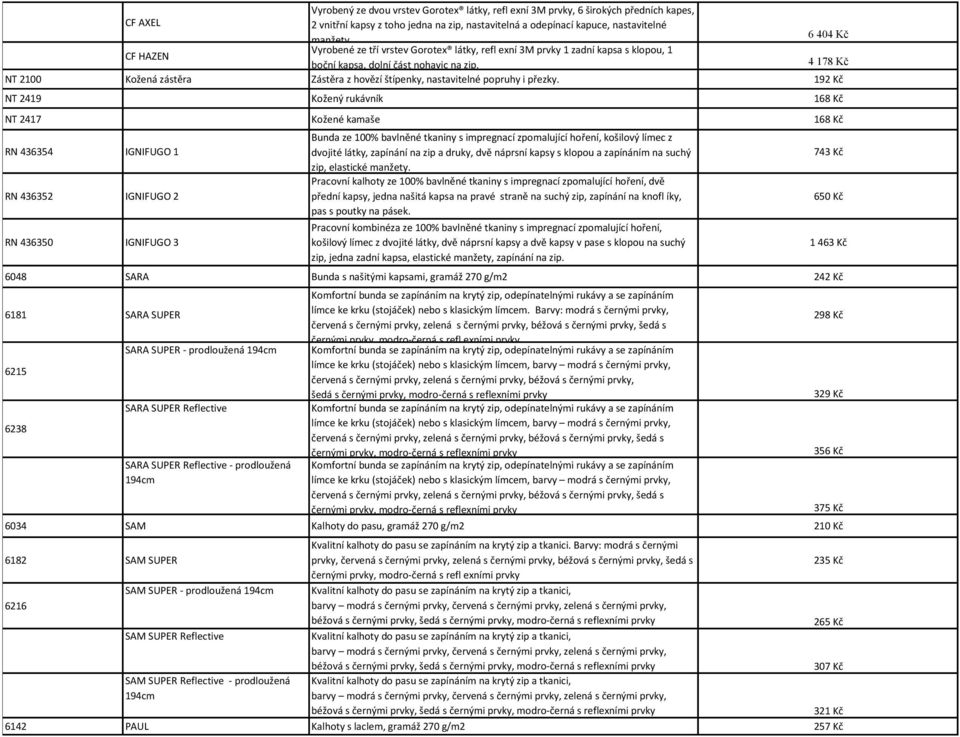 4 178 Kč NT 2100 Kožená zástěra Zástěra z hovězí štípenky, nastavitelné popruhy i přezky.