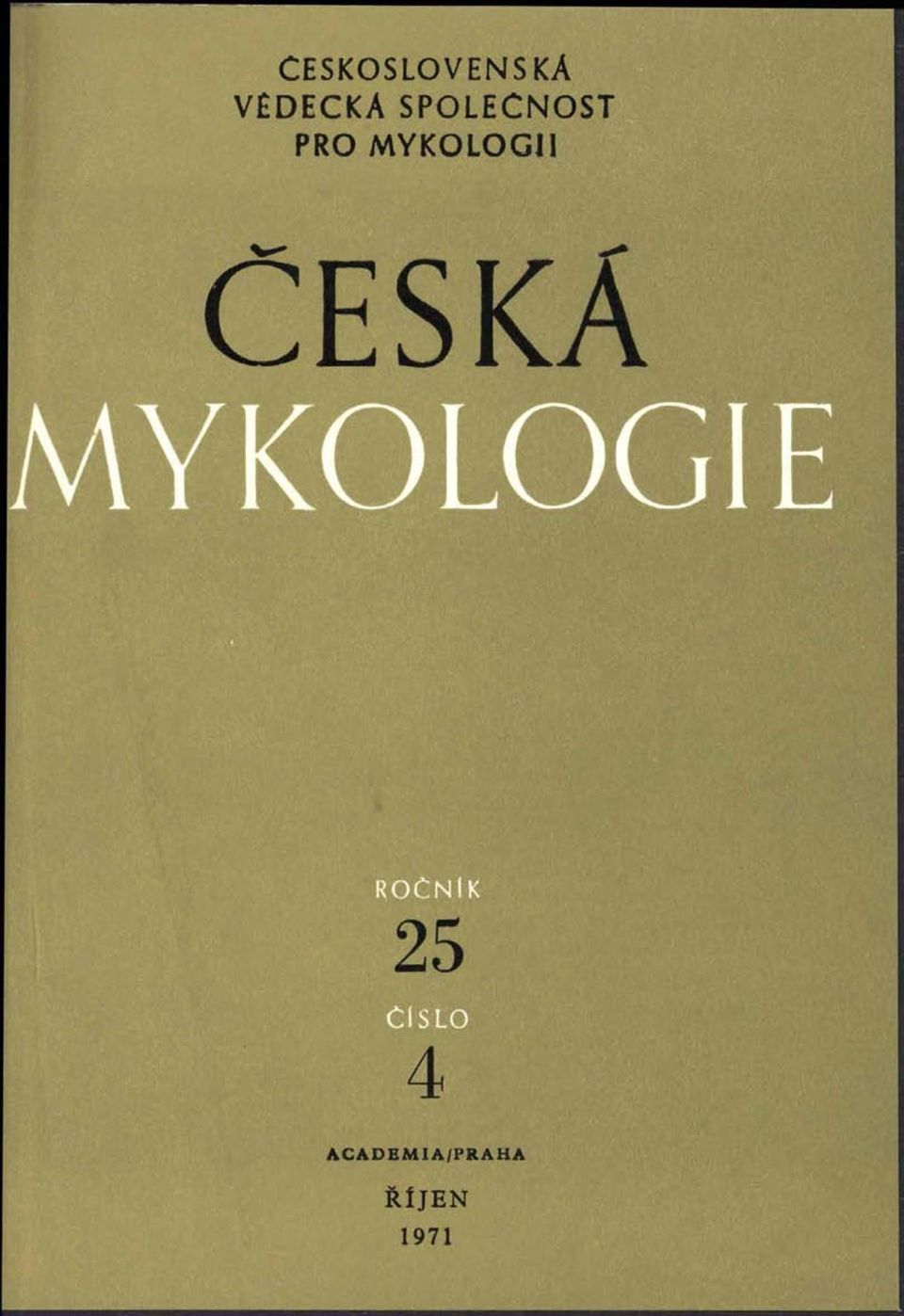 MYKOLOGII I E S I 25 I I