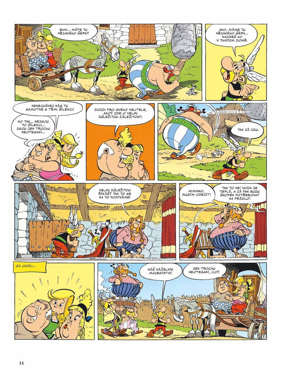 .. DOJDI PRO SVÉHO VELITELE, ANO? JDE O VELMI DŮLEŽITOU ZÁLEŽITOST. TAK JÁ JDU. VELMI DŮLEŽITOU ŘÍKÁŠ?