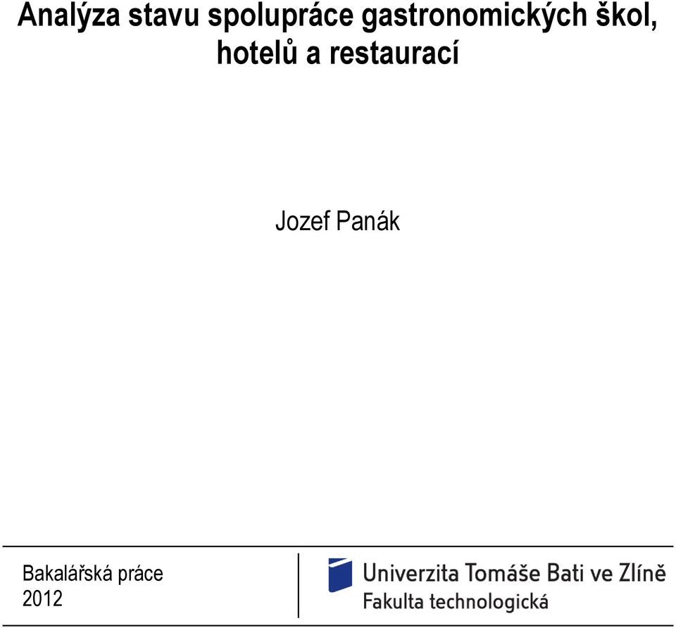 hotelů a restaurací