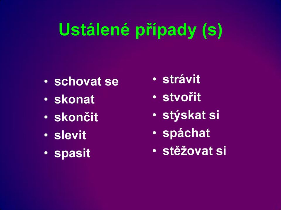 slevit spasit strávit