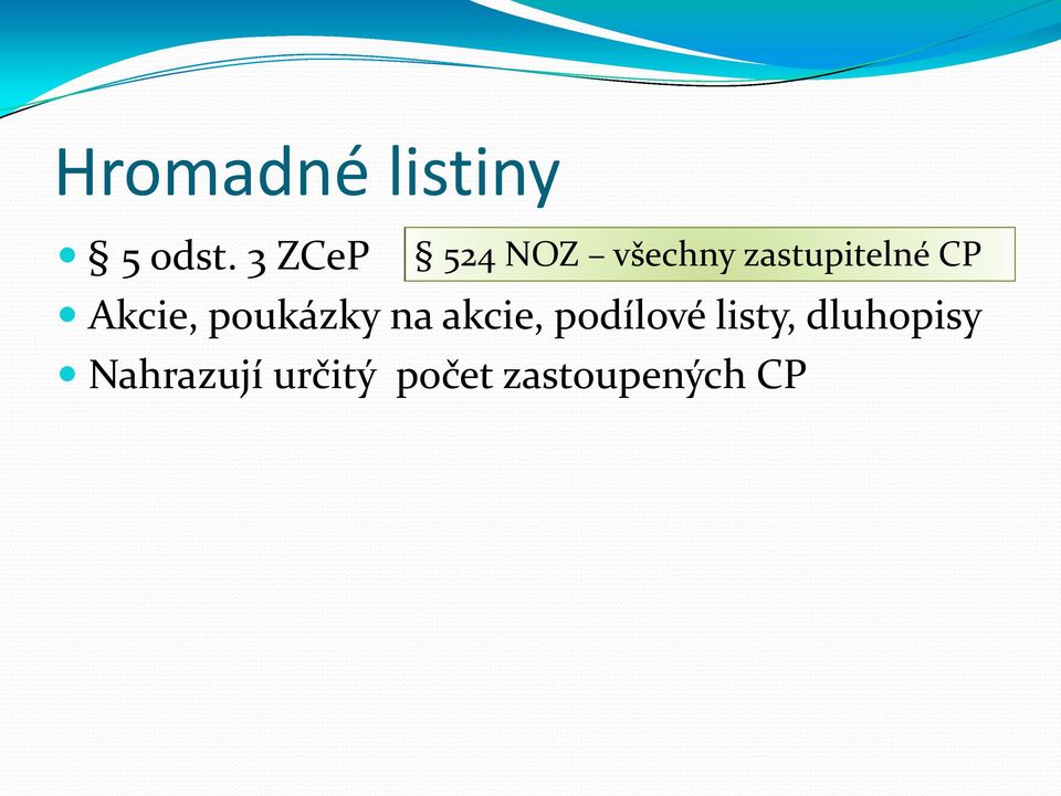 Akcie, poukázky na akcie, podílové