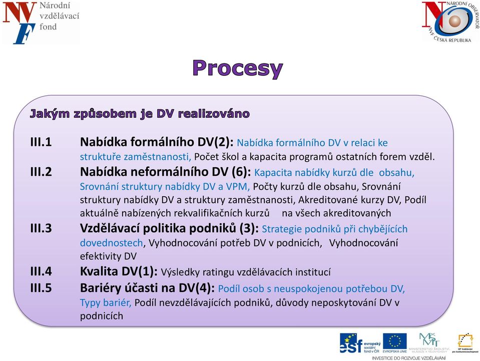 kurzy DV, Podíl aktuálně nabízených rekvalifikačních kurzů na všech akreditovaných Vzdělávací politika podniků (3): Strategie podniků při chybějících dovednostech, Vyhodnocování potřeb DV v