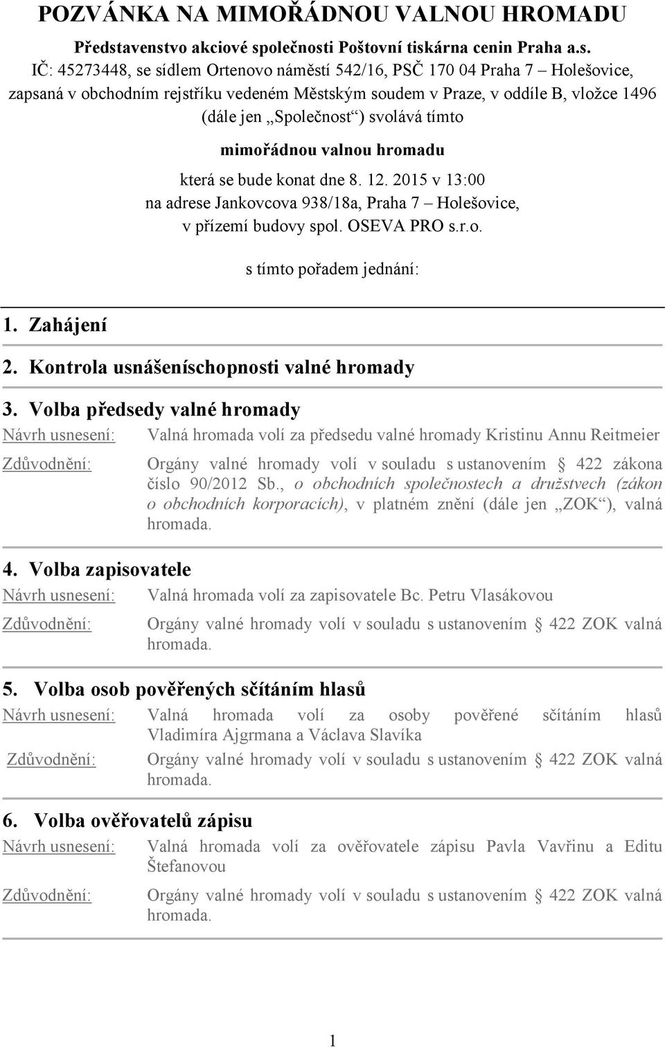 vo akciové sp