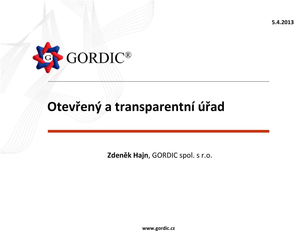 Zdeněk Hajn, GORDIC