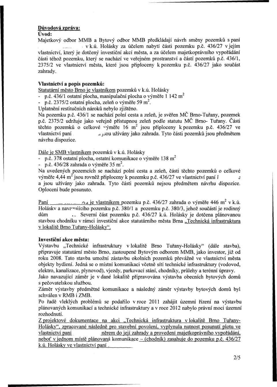 sti pozemku p.č.
