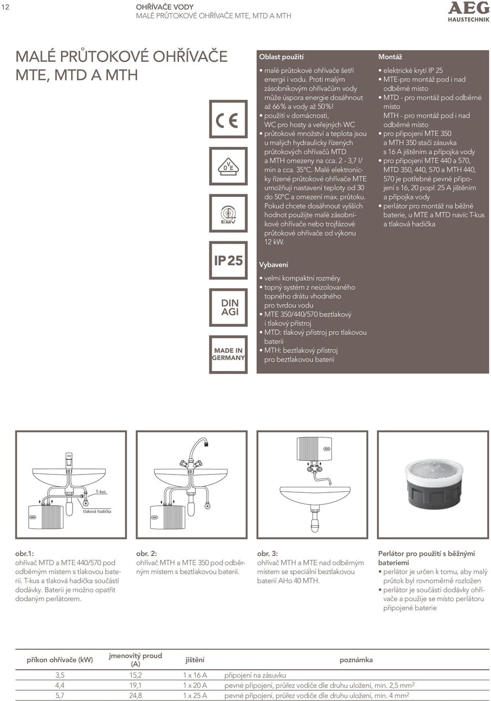 použití v domácnosti, made in WC pro hosty a veřejných WC germany průtokové množství IP a 25teplota jsou u malých hydraulicky řízených průtokových ohřívačů MTD a MTH omezeny na made cca.