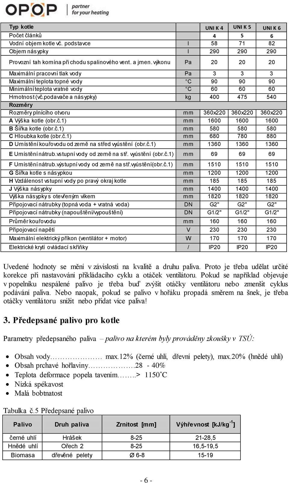 podavače a násypky) kg 400 475 540 Rozměry Rozměry plnícího otvoru mm 360x220 360x220 360x220 A Výška kotle (obr.č.1) mm 1600 1600 1600 B Šířka kotle (obr.č.1) mm 580 580 580 C Hloubka kotle (obr.č.1) mm 680 780 880 D Umístění kouřovodu od země na střed vyústění (obr.