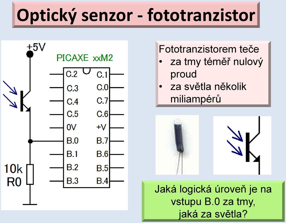 proud za světla několik miliampérů Jaká