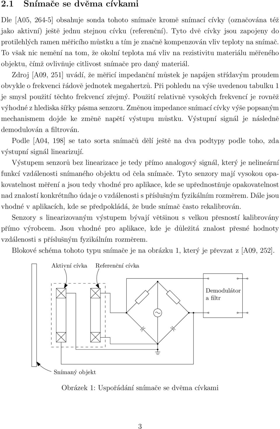 To však nic nemění na tom, že okolní teplota má vliv na rezistivitu materiálu měřeného objektu, čímž ovlivňuje citlivost snímače pro daný materiál.