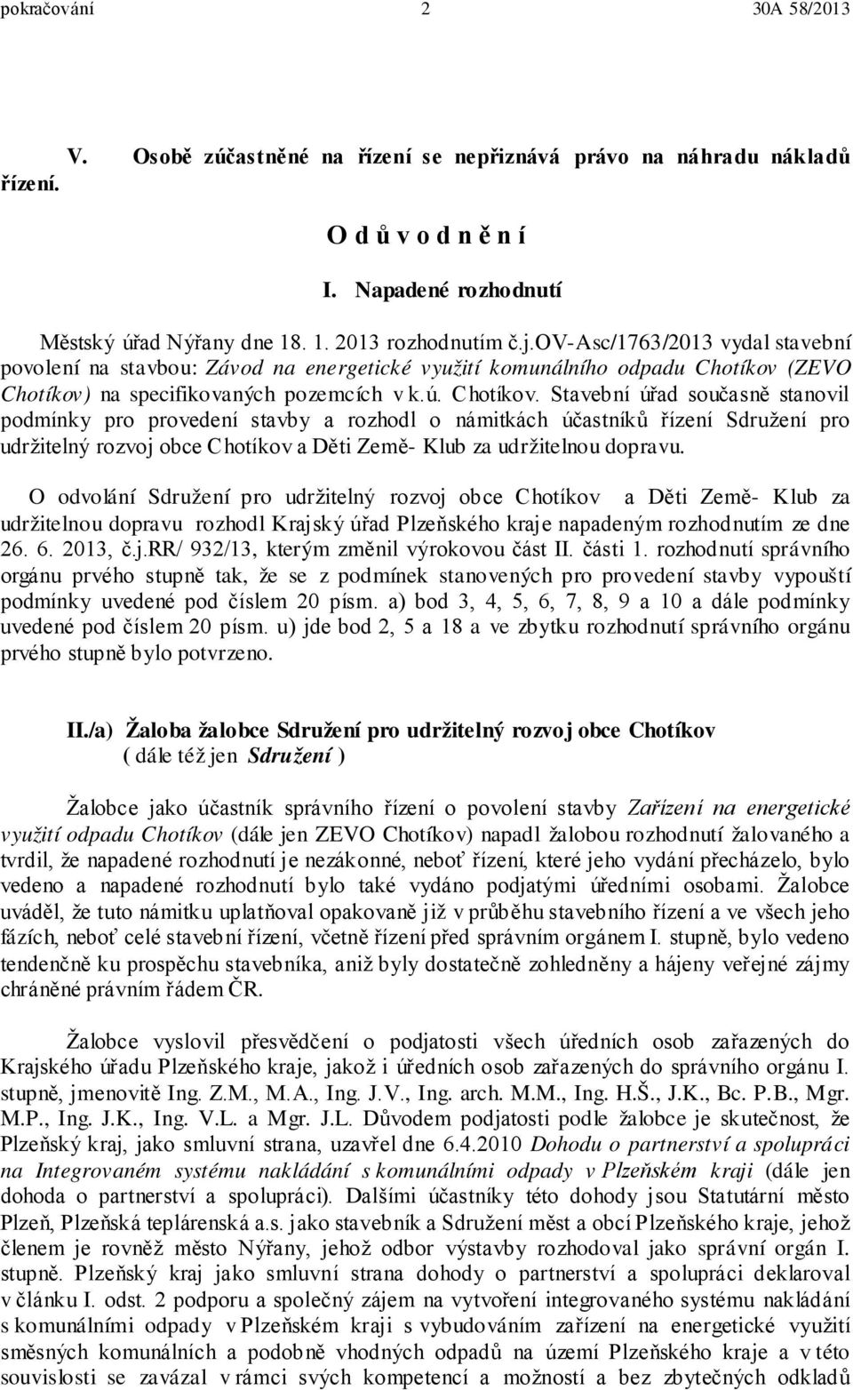 (ZEVO Chotíkov)