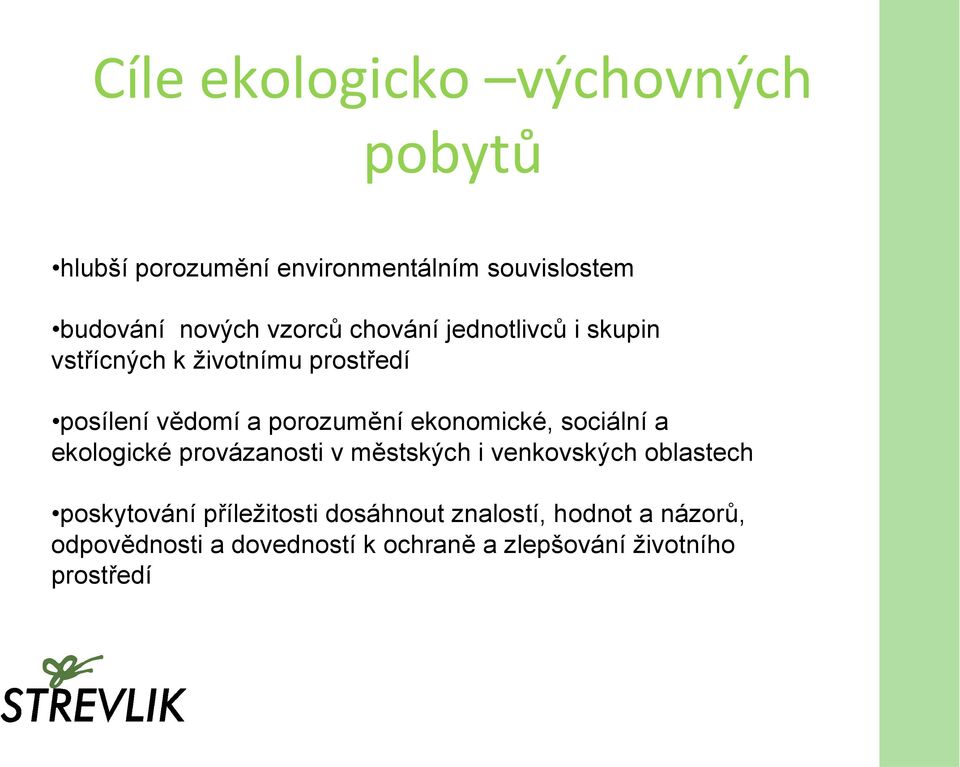 ekonomické, sociální a ekologické provázanosti v městských i venkovských oblastech poskytování