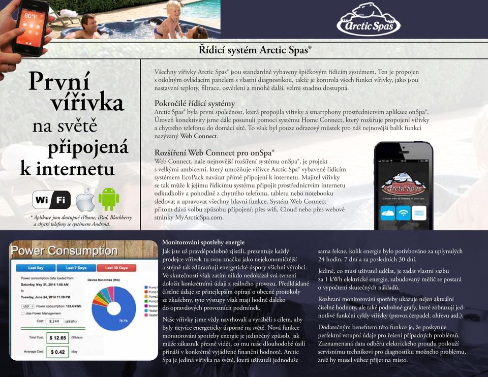 Ten je propojen s odolným ovládacím panelem s vlastní diagnostikou, takže je kontrola všech funkcí vířivky, jako jsou nastavení teploty, filtrace, osvětlení a mnohé další, velmi snadno dostupná.