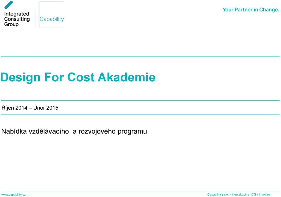 rozvojového programu www.capability.