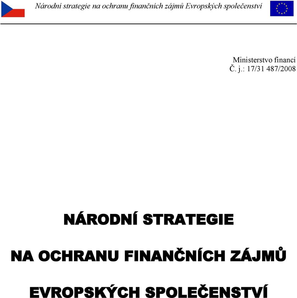 STRATEGIE NA OCHRANU