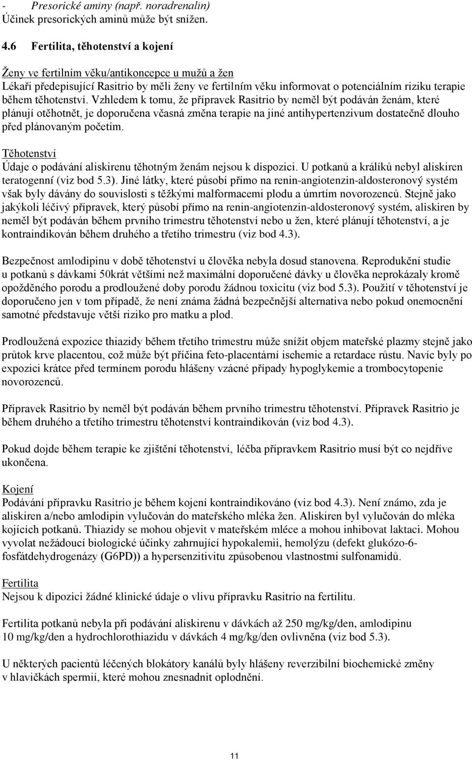 těhotenství.