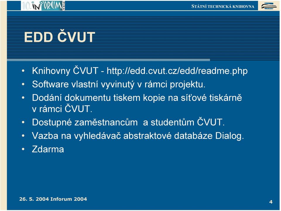 Dodání dokumentu tiskem kopie na síťové tiskárně v rámci ČVUT.