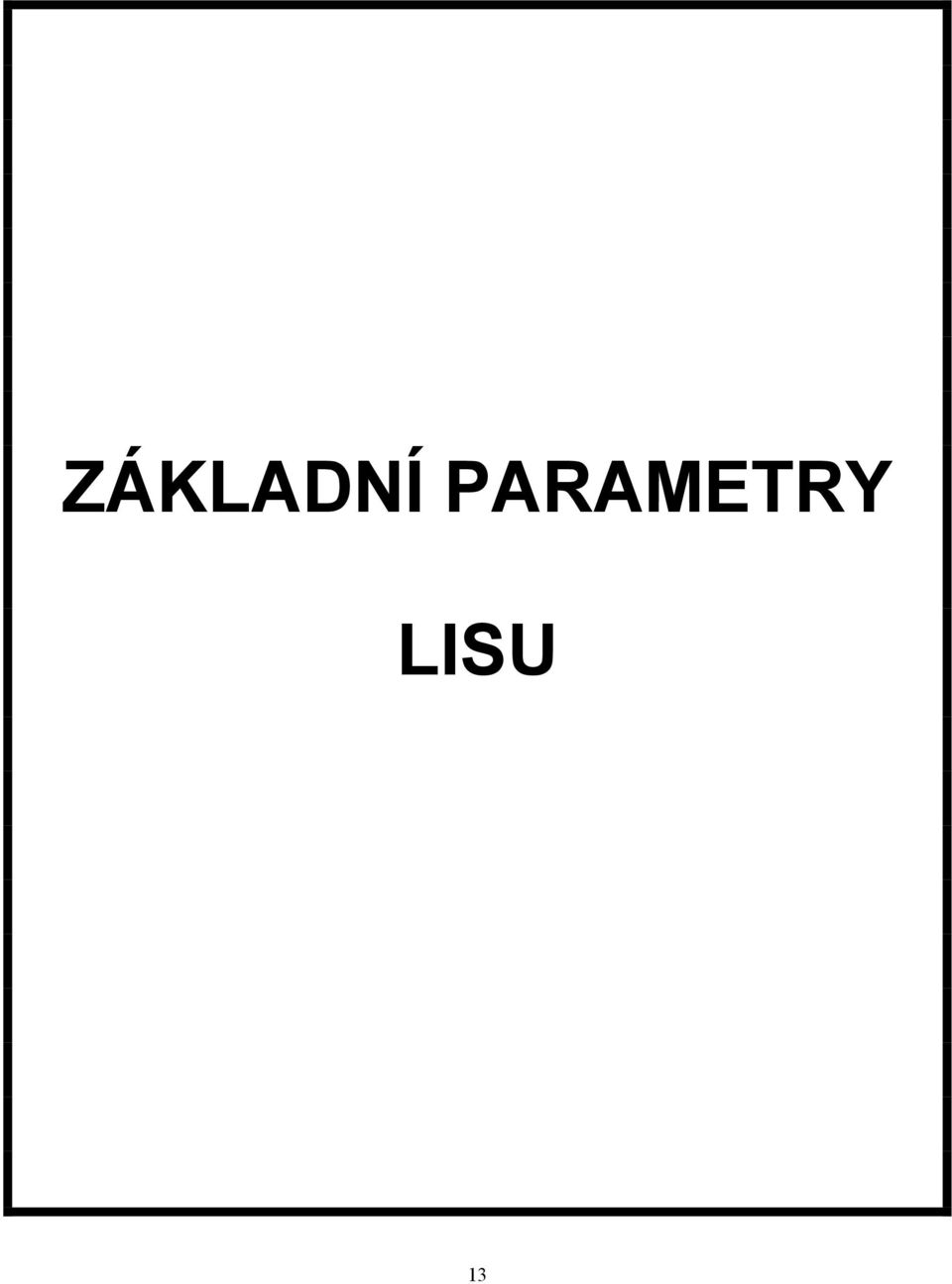 LISU 13