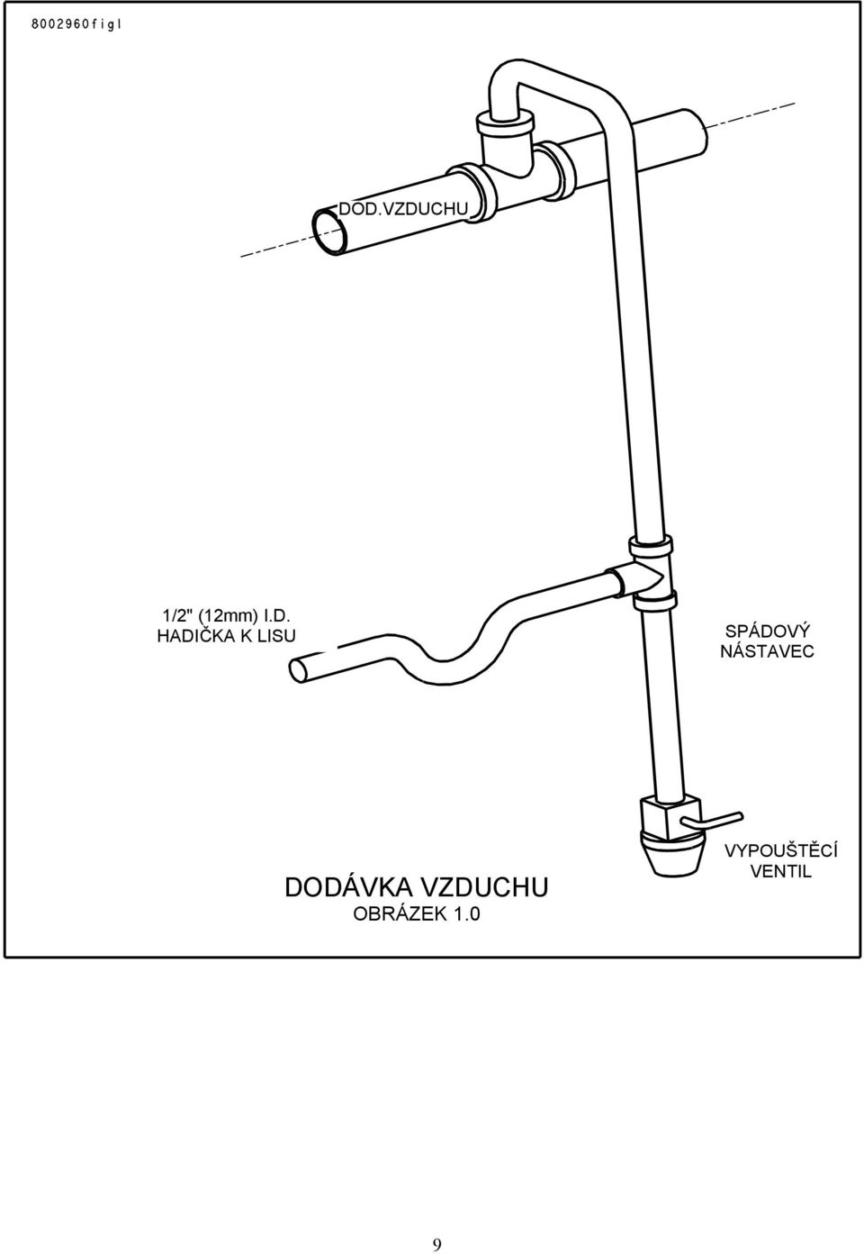 NÁSTAVEC DODÁVKA VZDUCHU