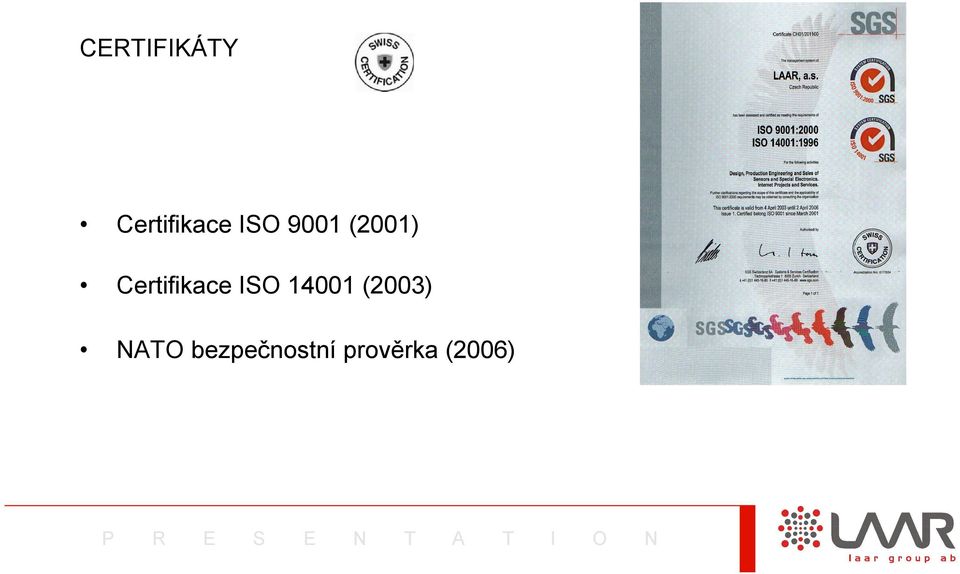 Certifikace ISO 14001