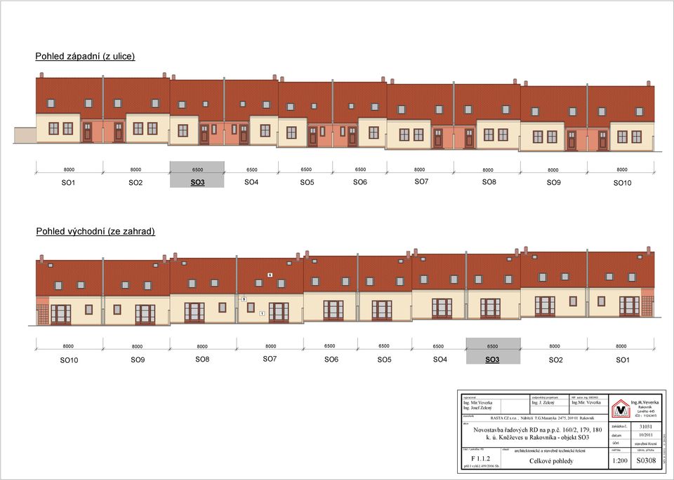 SO3 SO2 SO Ing. J. Zelený Ing.Mir. Veverka RASTA CZ s.r.o., Nábřeží T.G.