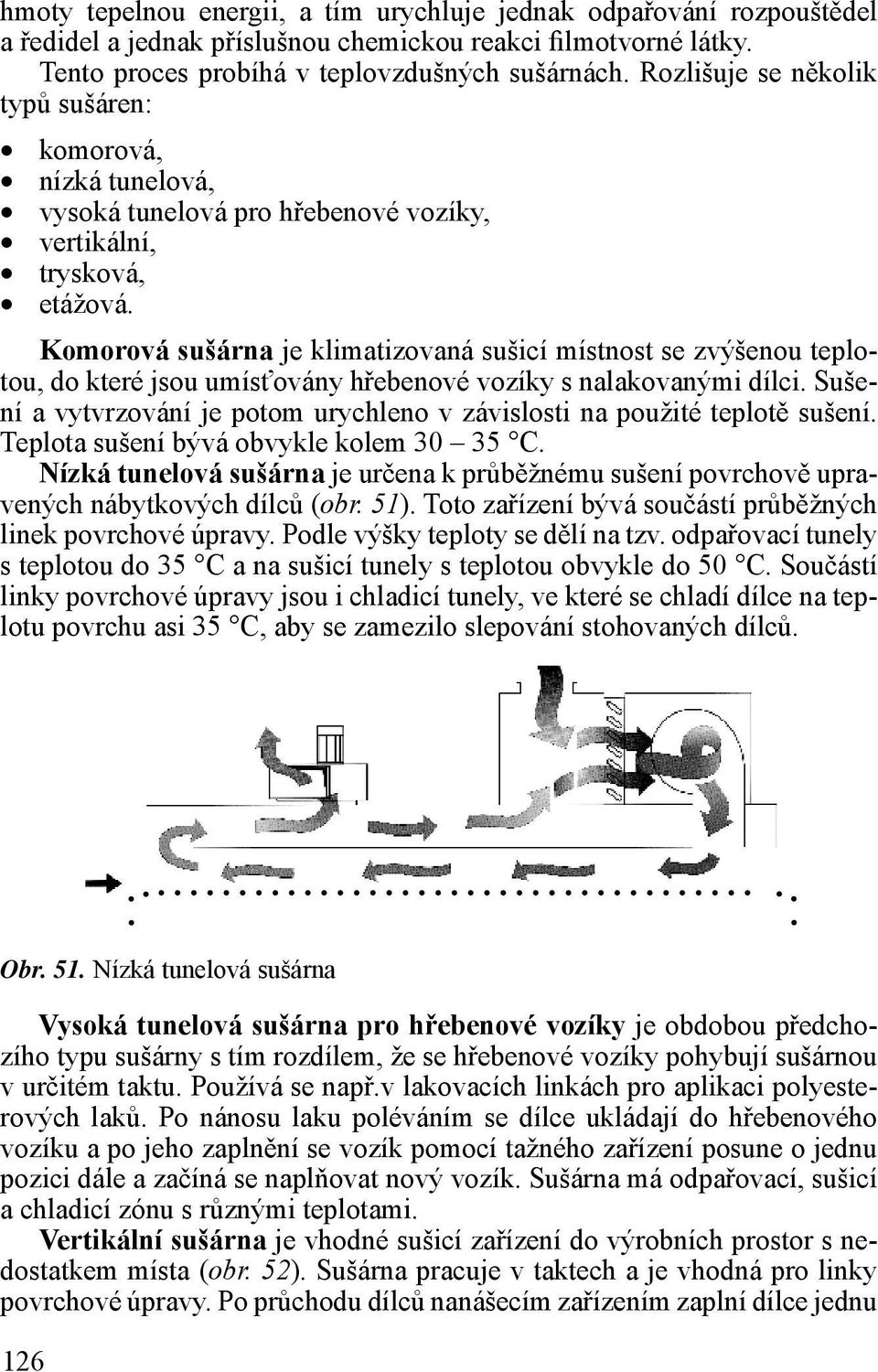 Komorová sušárna je klimatizovaná sušicí místnost se zvýšenou teplotou, do které jsou umísťovány hřebenové vozíky s nalakovanými dílci.