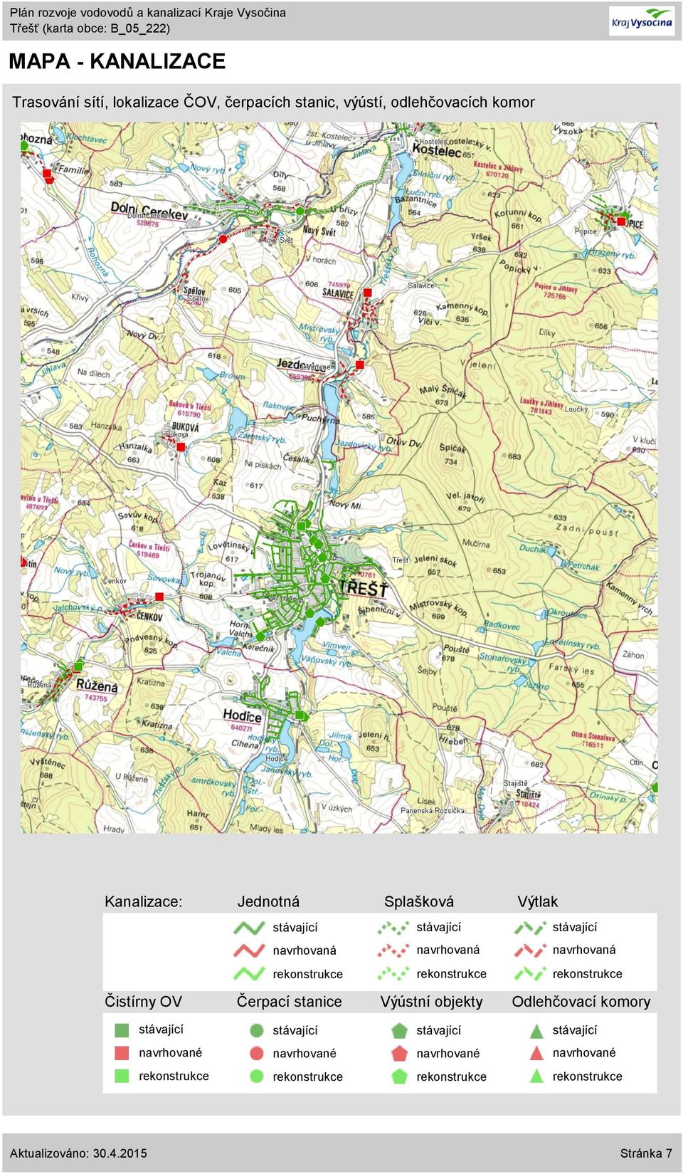 Kanalizace: Jednotná Splašková Výtlak Čistírny OV