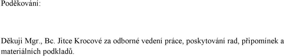 vedení práce, poskytování