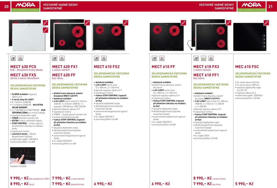 ovládací prvky) dětská bezpečnostní pojistka (uzamčení desky) automatické bezpečnostní vypnutí desky el.