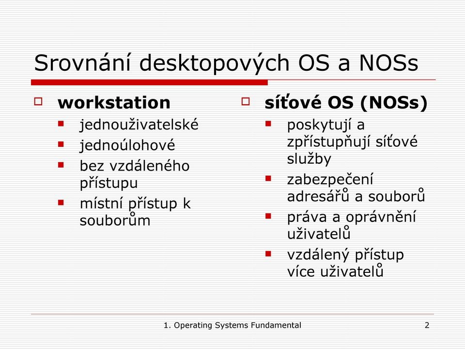 souborům poskytují a zpřístupňují síťové služby zabezpečení adresářů a