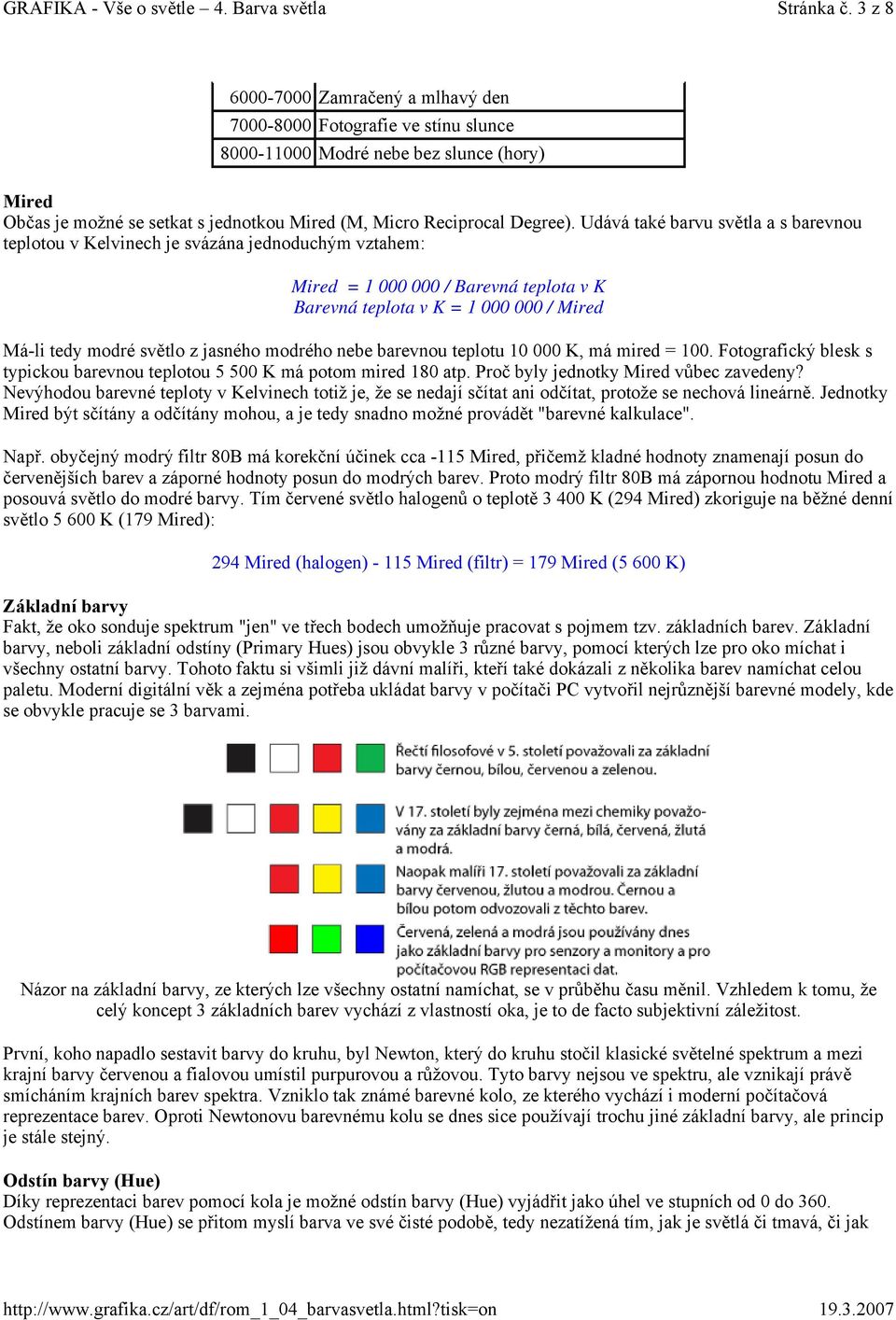 Vše o světle - 1. Co je to světlo - PDF Stažení zdarma