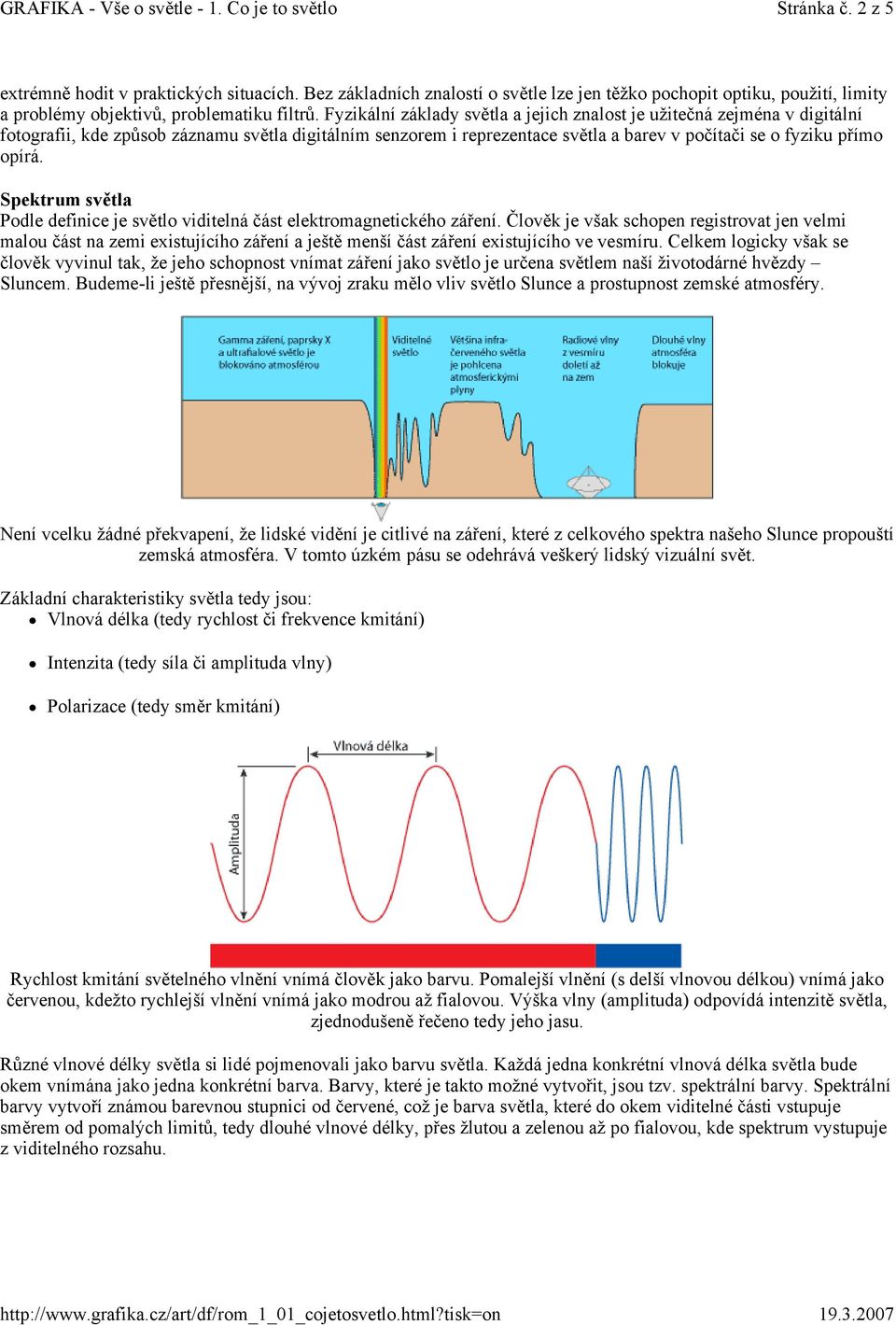 Vše o světle - 1. Co je to světlo - PDF Stažení zdarma